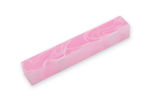Picture of Acrylic Pen Blank Breast Cancer Pink with White Lines - AB21