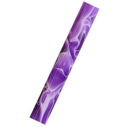 Picture of Acrylic Pen Blank Blank Dark Orchid with White Swirl - BS16-R19