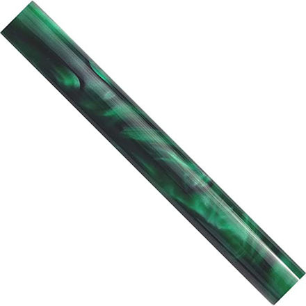 Picture of Acrylic Pen Blank Blank Dark Green with Black Swirl - HB4-R19