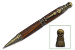 Picture of Charnwood PS2 Pirate Skull Twist Pen Kit– Antique Bronze