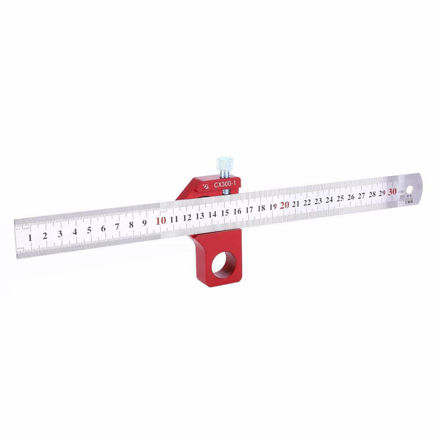 45/90 Degree Triangle Square Ruler 30cm Stainless Steel Right Angle Ruler  Woodworking Try Square for Multiple Purposes Carpenter