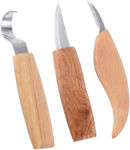Picture of 5pc Wood Carving Tool Set with Leather Strop, Polish & Storage Pouch