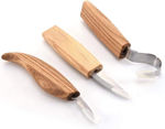 Picture of 5pc Wood Carving Tool Set with Leather Strop, Polish & Storage Pouch