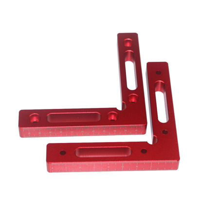 Picture of Squares with Clamping Holes Metric - Pair