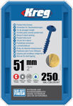 Picture of Kreg Blue-Kote WR Pocket Screws 51mm (2″) #8 Coarse - SML-C2B x 250