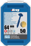 Picture of Kreg Blue-Kote WR Pocket Screws 64mm (2-1/2″) #8 Coarse - SML-C250B x 50