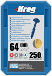 Picture of Kreg Blue-Kote WR Pocket Screws 64mm (2-1/2″) #8 Coarse - SML-C250B x 250