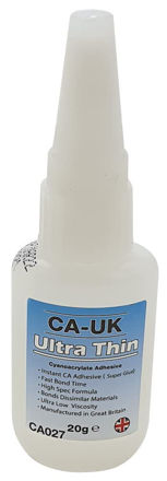 Picture of CA-UK CA027 Ultra Thin Cyanoacrylate Superglue, Wicking Bond - 20g