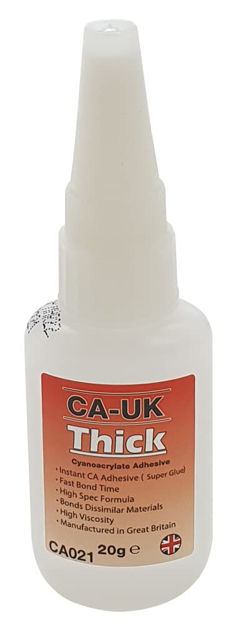 Picture of CA-UK CA021 Thick Cyanoacrylate Superglue, High Viscosity - 20g