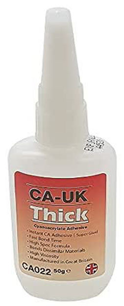 Picture of CA-UK CA022 Thick Cyanoacrylate Superglue, High Viscosity - 50g