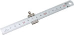Picture of Shinwa 76751 Japanese 150mm Stainless Steel Rule With Ruler Stop