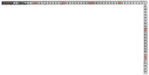 Picture of Shinwa 10014 Carpenter 2 Square Hard Chrome Finish Thick Corner 500 x 250mm