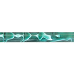 Picture of Charnwood Acrylic Pen Blank Dark Green with White Swirl - AR02