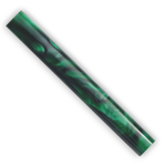 Picture of Charnwood Acrylic Pen Blank Dark Green with Black Swirl - AR30