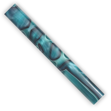 Picture of Charnwood Acrylic Pen Blank Dark Turquoise with White and Black Swirl - AR28