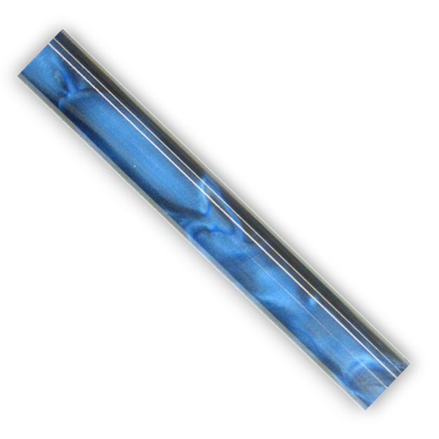 Picture of Charnwood Acrylic Pen Blank Indigo Blue with Black Swirl - AR16