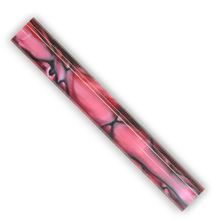 Picture of Charnwood Acrylic Pen Blank Carmine with Black Swirl - AR20