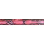 Picture of Charnwood Acrylic Pen Blank Carmine with Black Swirl - AR20