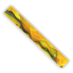Picture of Charnwood  Acrylic Pen Blank Gold with Black & White Swirl - AR15