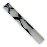 Picture of Charnwood Acrylic Pen Blank White with Black Swirl - AR04