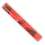 Picture of Charnwood Acrylic Pen Blank Red with Black & White Swirl - AR14
