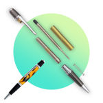 Picture of Venetian Twist Pen Kit - Chrome & Black