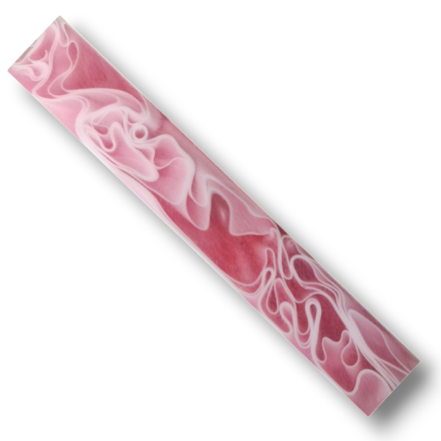 Picture of Acrylic Pen Blank Pink With White Line Blank AB20