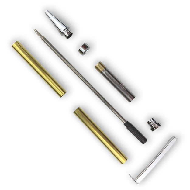 Picture of Charnwood Slimline Twist Pen 7mm – Chrome PEN7CH
