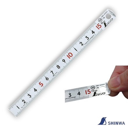 Picture of Shinwa 13131 Japanese 15cm Stainless Steel Pickup Rule