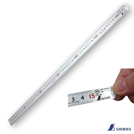 Picture of Shinwa 13137 Japanese 60cm Stainless Steel Pickup Rule