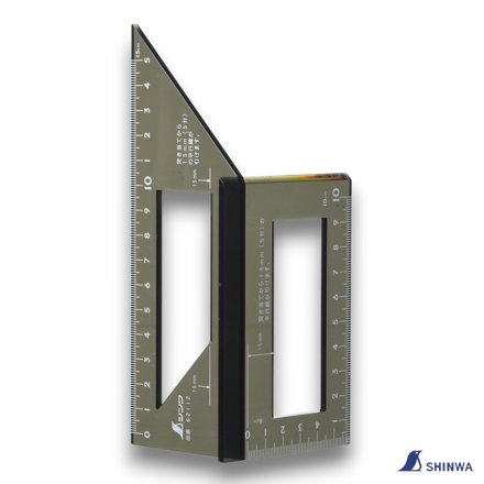 Picture of Shinwa 62112 Japanese Square Mitre Marking Saddle Layout 45 & 90 Degree