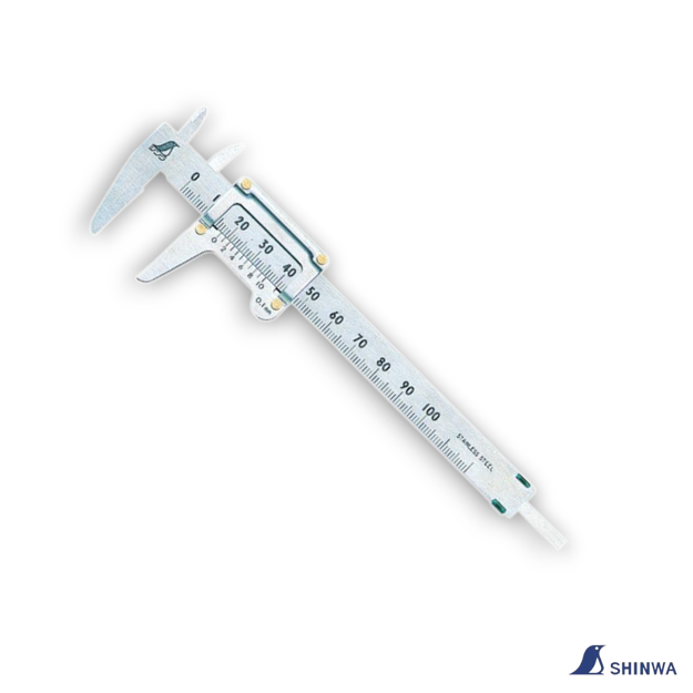 Picture of Shinwa 19518 Japanese Pocket Vernier Calipers 100mm