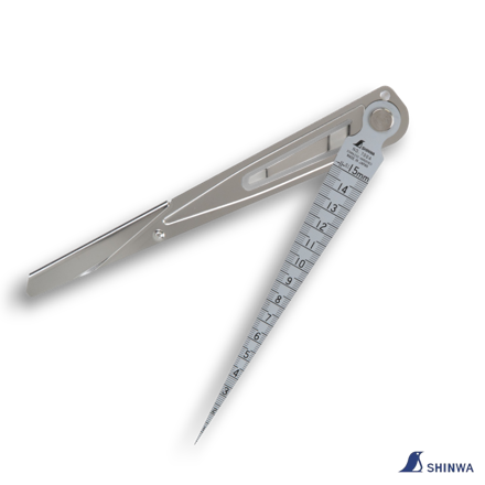 Picture of Shinwa 62603 Taper Gauge 1-15mm with Metal Case