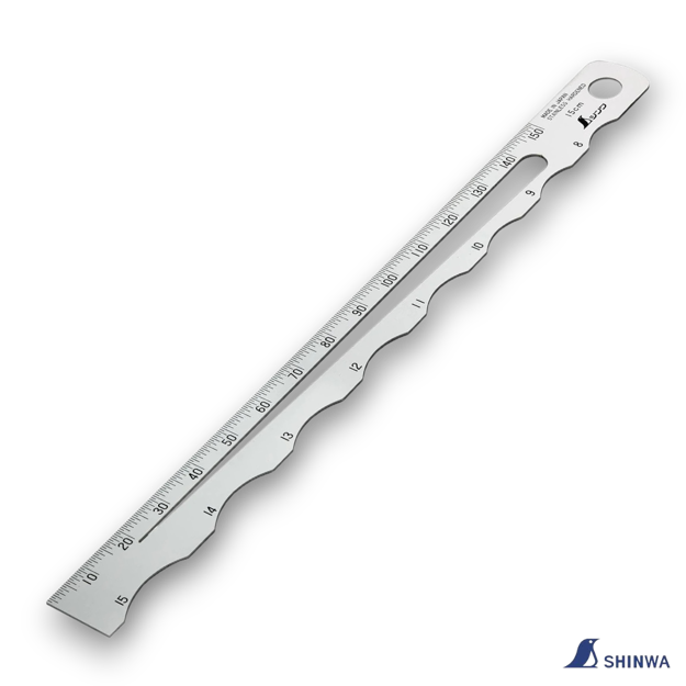 Picture of Shinwa 44603 Diameter Gauge 0.5-6.0mm & Radius Gauge 8-15mm (73571)