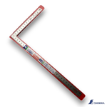 Picture of Shinwa 10647 Profiled Carpenters Framing Square Hard Chrome Finish 300mm