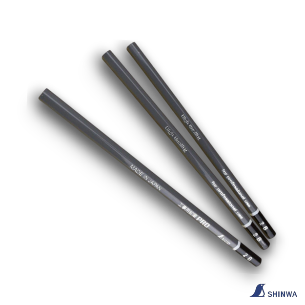 Picture of Shinwa 78520 Marking Pencil Pro 2B Pack of 3