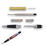 Picture of Tyzack Sienna Twist Pen Kit Chrome & Black - PENSCB