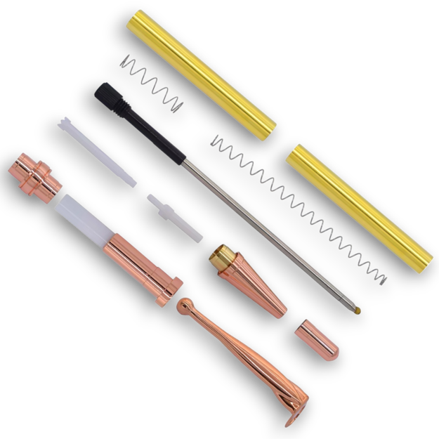 Picture of Tyzack Fancy Click Pen Kit 7mm – Copper FAN7C
