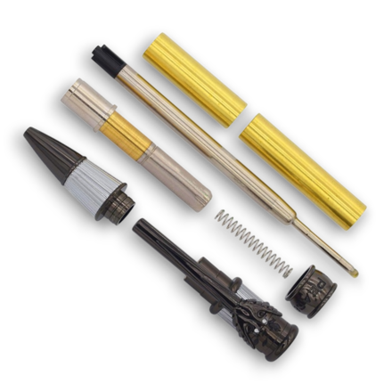 Picture of Peace Caritas Twist Pen Kit - Gun Metal PC1