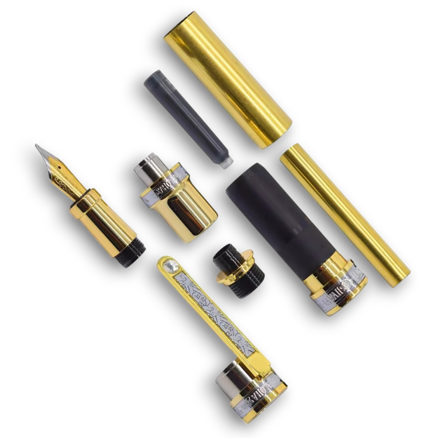 Picture of Hawaiian Love Fountain Pen Kit Gold & Chrome Plating - LOVE1