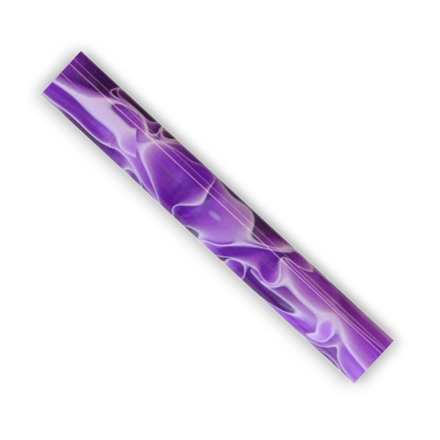 Picture of Acrylic Pen Blank Blank Dark Orchid with White Swirl - BS16-R19