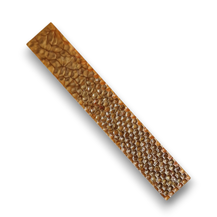 Picture of Honeycomb Style Orange Acrylic Pen Blank - HCO1