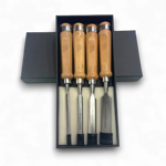 Picture of Tyzack Chisel Set of 4pcs : 6 12 19 25mm With Wooden Handle