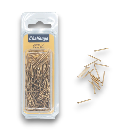 Picture of Challenge 20mm Brass Panel Pins - 40228