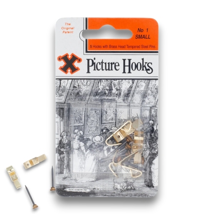 Picture of No.1 Picture Hooks Brassed - 12822