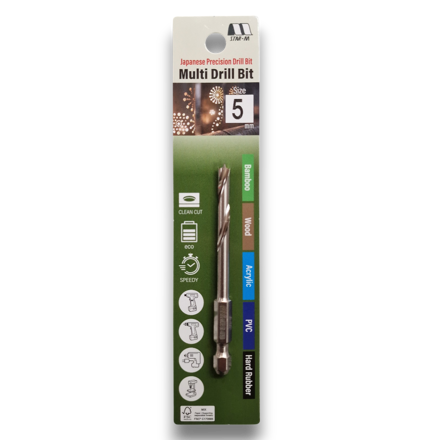 Picture of Star M Japanese 601 5mm Brad Drill Bit For Soft Hard Wood PVC ABS