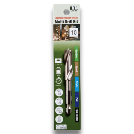 Picture of Star M Japanese 601 10mm Brad Drill Bit For Soft Hard Wood PVC ABS