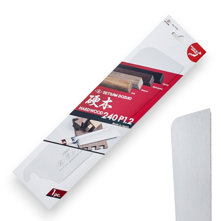 Picture of Z-Saw Blade for Japanese Dozuki-Me Tenon Saw 240mm 21tpi - 7124 Hardwood