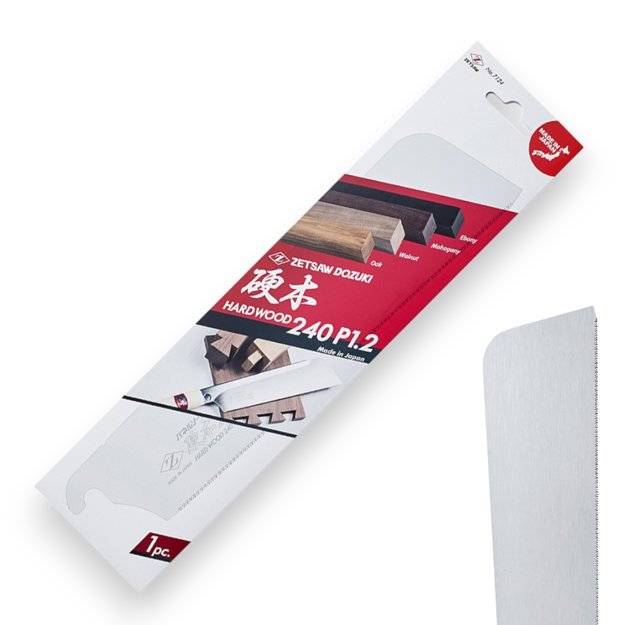 Picture of Z-Saw Blade for Japanese Dozuki-Me Tenon Saw 240mm 21tpi - 7124 Hardwood