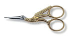 Picture of Victorinox Stork Embroidery Gold-Plated Scissors 9cm - 8.1040.09